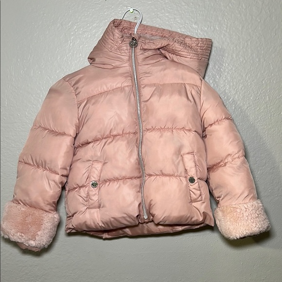 Michael Kors kids Blush Pink Hooded Jacket - Picture 10 of 10